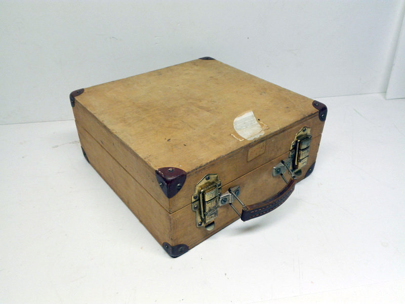 maletin caja objetivos fotografia madera 35x35x15.4 1u